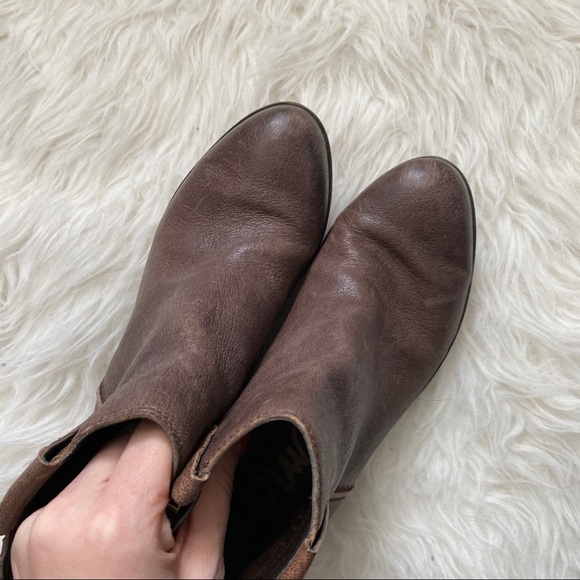 Sam Edelman James Leather Ankle Bootie Size 5.5 - Picture 4 of 7